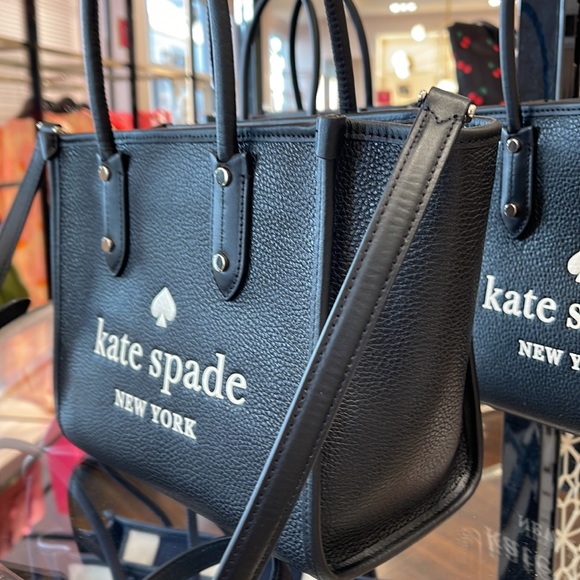 Kate Spade Pebbled Leather Small Tote Black - Picture 3 of 10